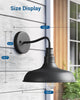NEW/OPEN BOX DEWENWILS 2 Pack Gooseneck Barn Outdoor Wall Light -HOWL02D