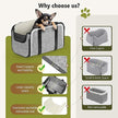 18 lbs Large Dog Car Seat Pet Center Console (Width 9in) Seat Puppy Cat Travel Portable Booster