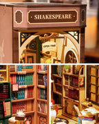 Rolife  3D Wooden Puzzle Bookstore House Miniature Kit (TGB07)