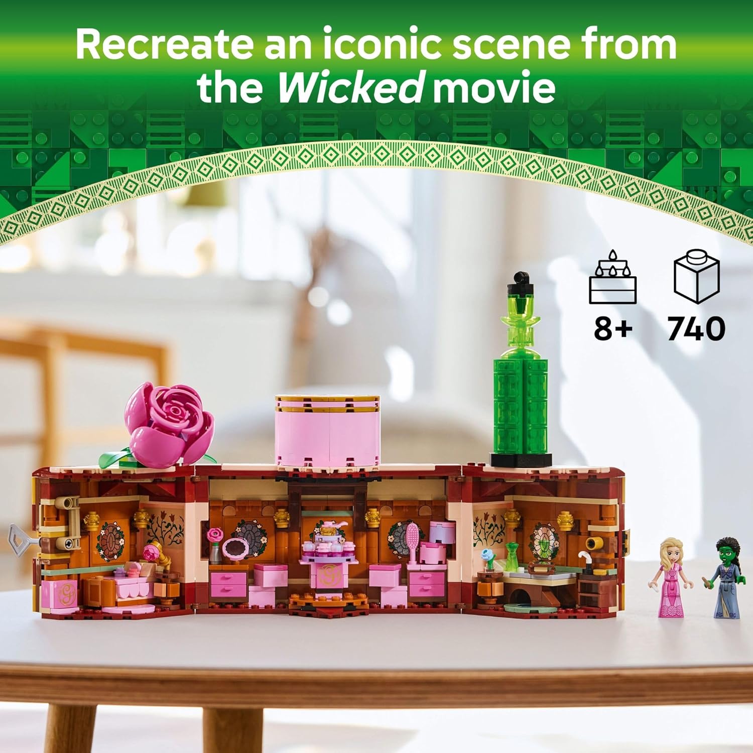 LEGO Wicked Glinda & Elphaba's Dormitory Building Toys (75683)