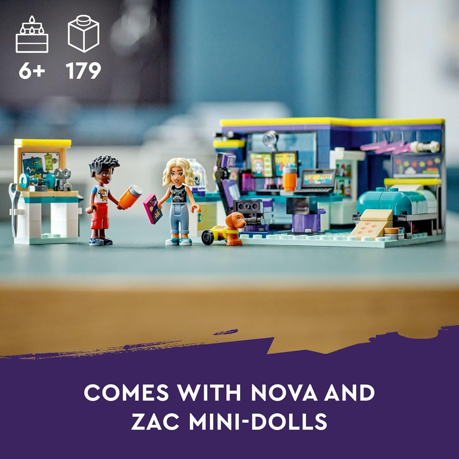 LEGO Friends Nova's Room  Gaming Themed Bedroom Playset(41755)