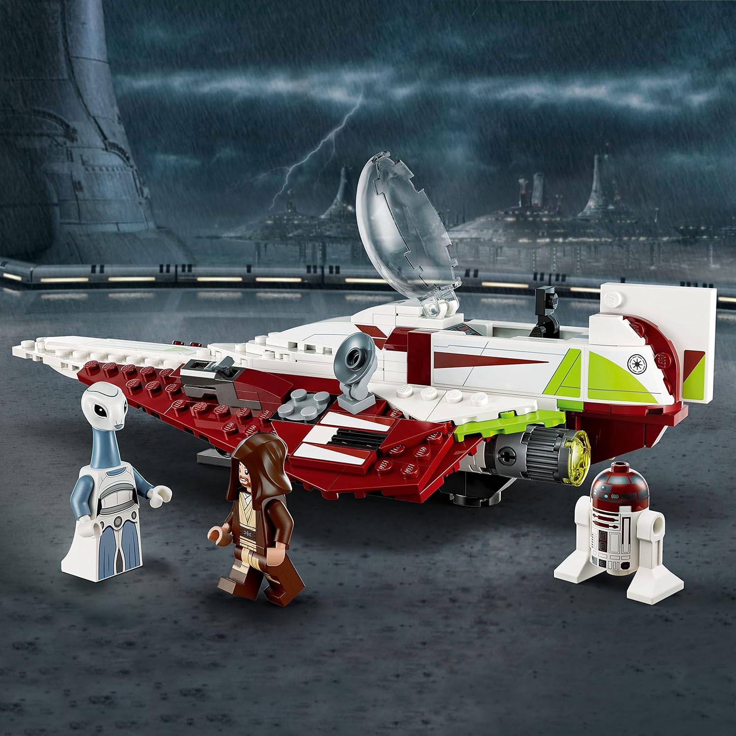 LEGO Star Wars OBI-Wan Kenobi's Jedi Starfighter  Building Toy Set (75333)