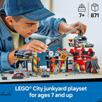 LEGO City Scrapyard with Cars - Building Toy Figures and Playset 60472