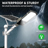 New Baiston Solar Street Lights Outdoor：2 Pack, 6000LM High Brightness LED-BAISTON-JD-2