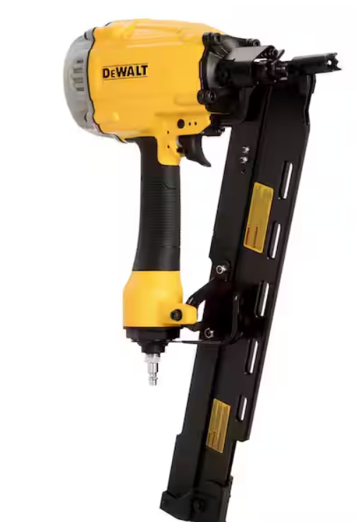DEWALT Pneumatic 21-Degree Collated Corded Framing Nailer Model#DWF83PL