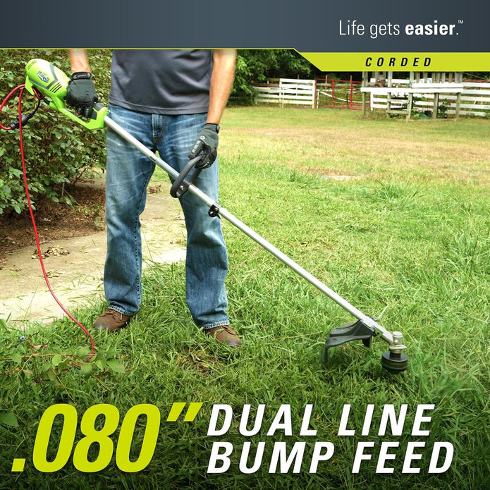USED/LIKE NEW Greenworks 10 Amp 18″ Electric Corded String Trimmer-21142