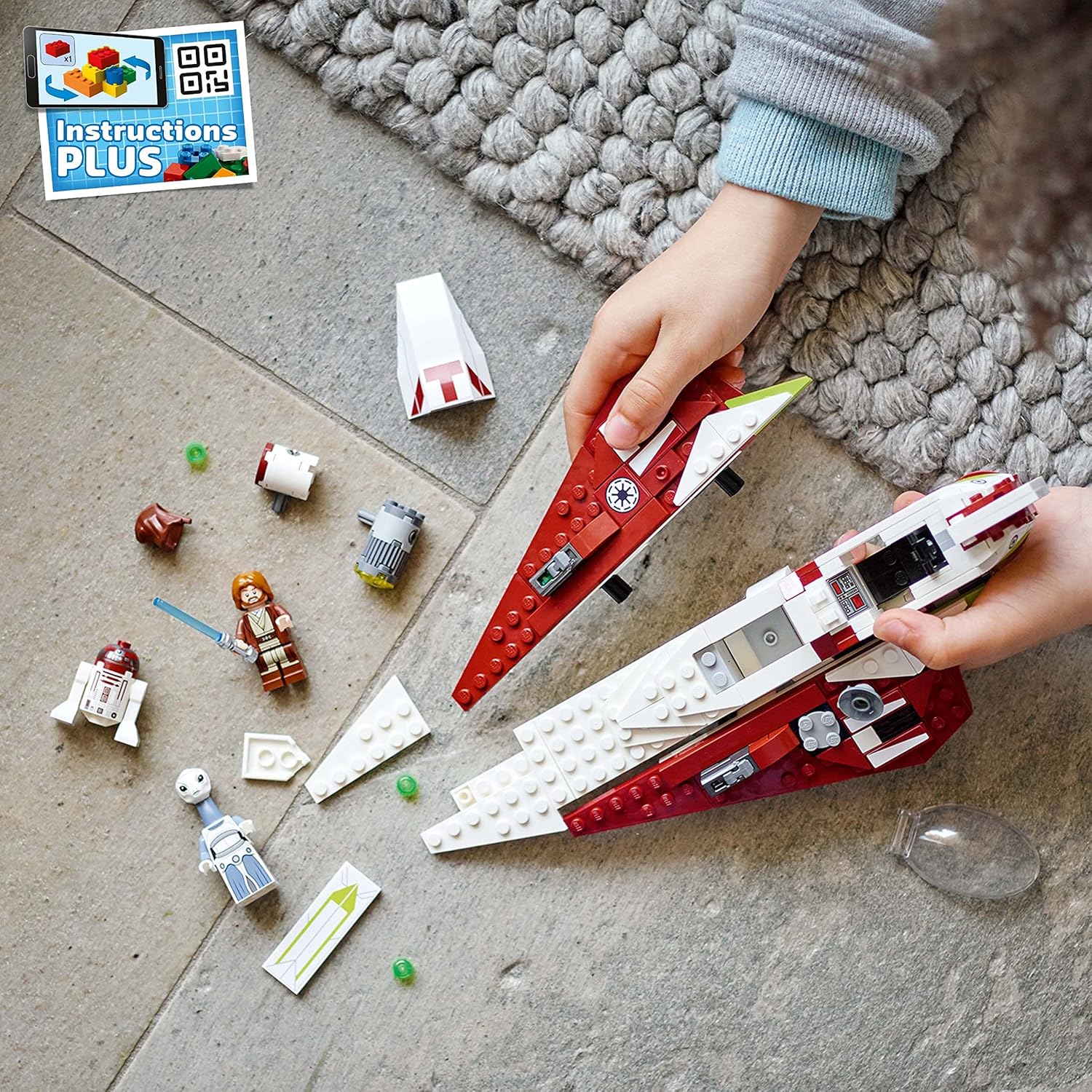 LEGO Star Wars OBI-Wan Kenobi's Jedi Starfighter  Building Toy Set (75333)