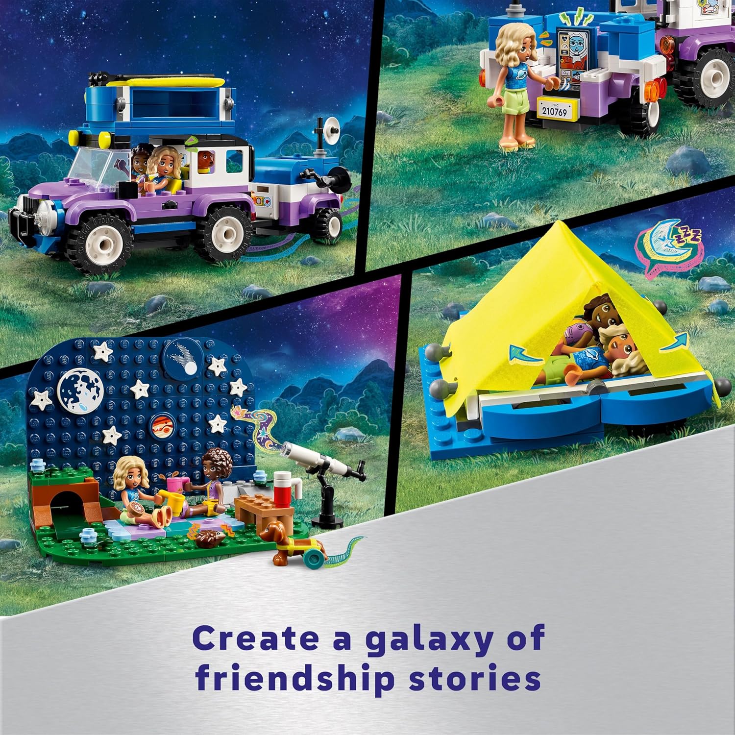 LEGO Friends Stargazing Camping Vehicle Adventure Toy(42603)