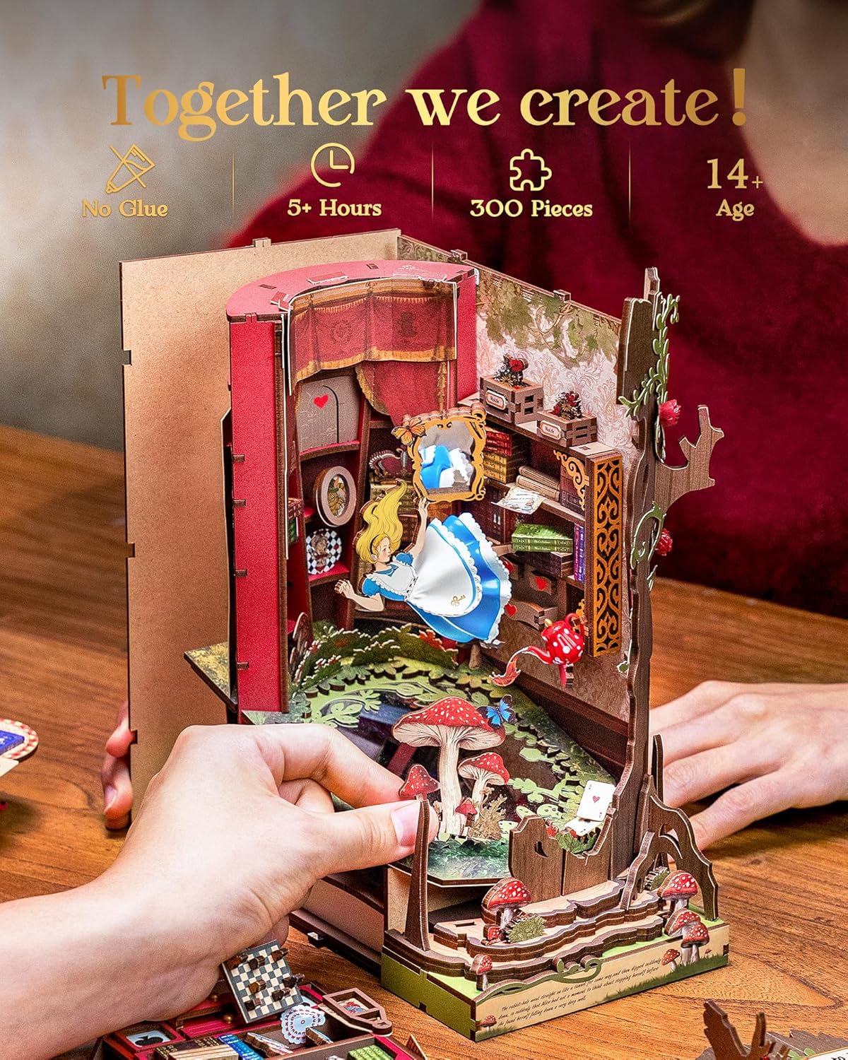 Rolife 3D Wooden Puzzle  Fall into Wonder DIY Miniature Kit (TGB12)