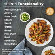 Instant Pot Duo Crisp XL 8Qt 11-in-1 Air Fryer & Electric Pressure Cooker Combo with Multicooker Lid that Air Fries