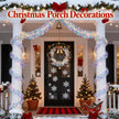 Christmas Garland with Lights, 2 Pack 6.5FT Iridescent Tinsel Garlands Battery Operated, Shiny Streamers Garland New Year Decorations