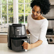 NEW/OPEN BOX Ninja AF100C Air Fryer, 4-Qt Capacity, Non-Stick, Air Fry, Roast, Reheat, Dehydrate, Charcoal Grey (Canadian Version)