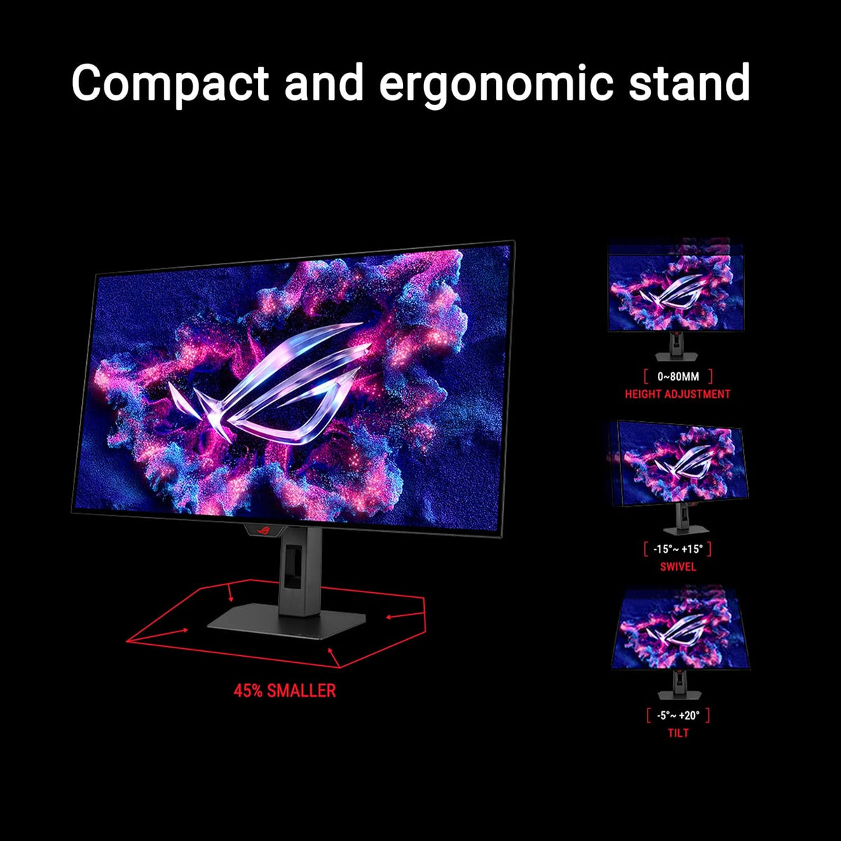 ASUS ROG XG32UCWG 32 Inch 4K 165Hz Glossy OLED G-SYNC Gaming Monitor