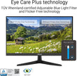 ASUS 22” (21.45 inch viewable) 1080P Eye Care Monitor (VY229HF) - Full HD, IPS, 100Hz, 1ms, SmoothMotion, Adaptive Sync, Eye Care Plus Technology, Blue Light Filter, Flicker Free