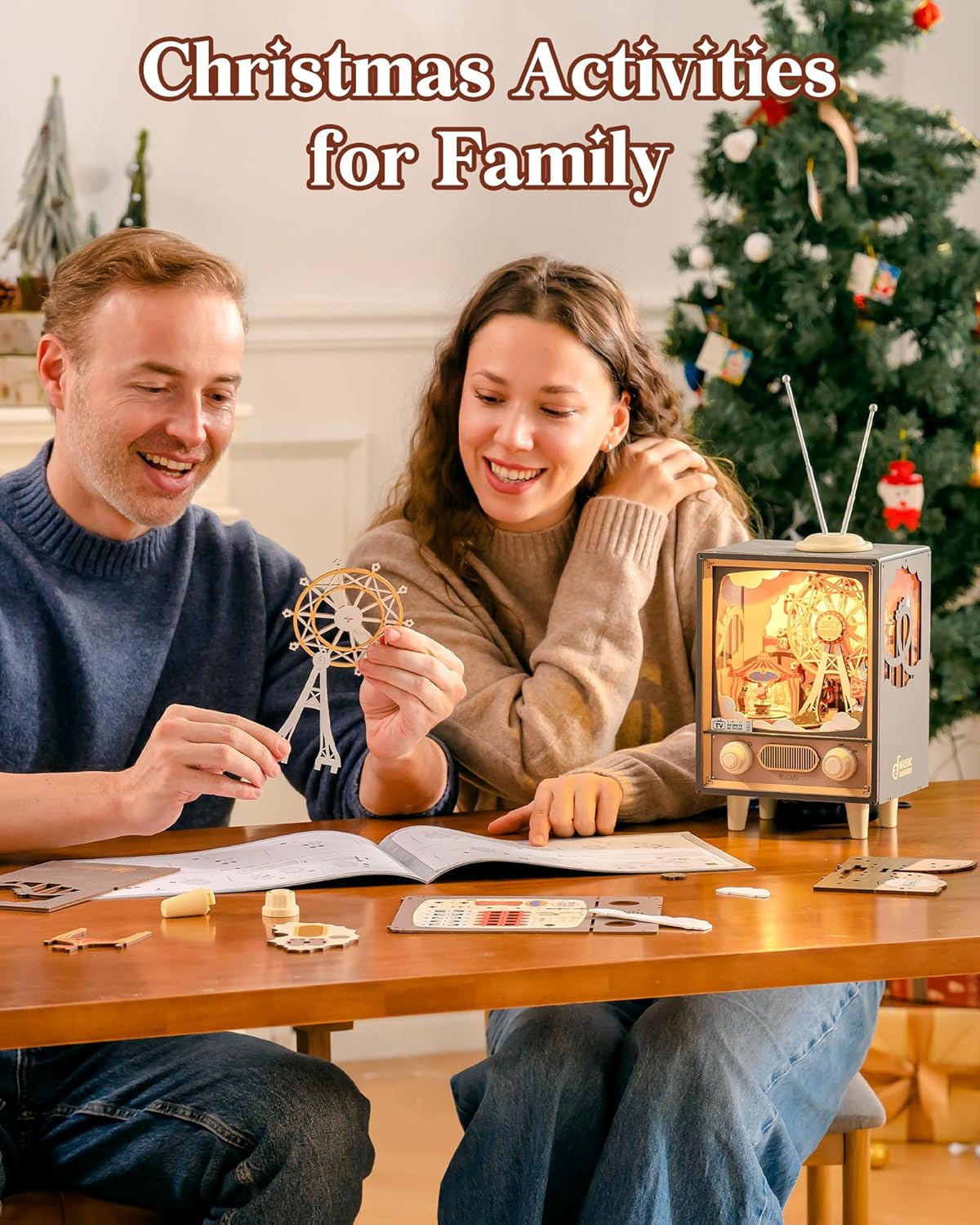 Rolife 3D Wooden Puzzles DIY Book Nook Kit 16