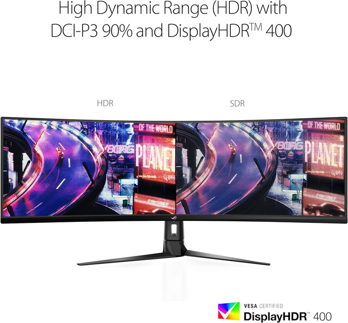ASUS ROG XG49VQ 49 Inch 1080p 144Hz Ultrawide Curved Gaming Monitor