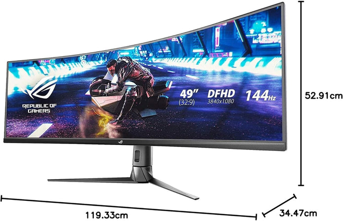 ASUS ROG XG49VQ 49 Inch 1080p 144Hz Ultrawide Curved Gaming Monitor