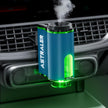 Smart Car Air Freshener Diffuser – Auto On/Off Aromatherapy Diffuse with 3 Scent Modes, USB Rechargeable, Vent Clip, Long-Lasting Essential Oil Refills