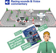 AGM MASTECH Mini Deluxe Block Building N Slot Car Race Set GD-12 1:87 Scale