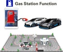 AGM MASTECH Mini Deluxe Block Building N Slot Car Race Set GD-12 1:87 Scale