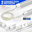 Barrina T8 LED Shop Lights 2FT, 20W 3000LM 5000K, 2 Pack, High Output Tube