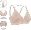 BRAVADO! DESIGNS Women's Ballet Nursing Bra for Breastfeeding Wireless Sleep Maternity Bra