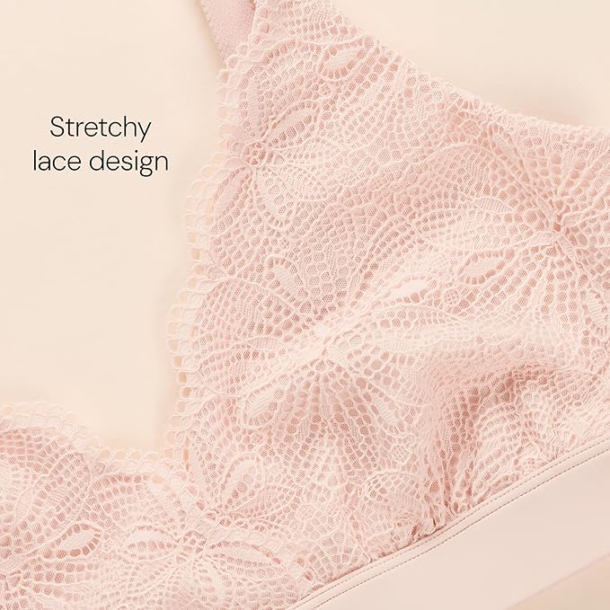 BRAVADO! DESIGNS Women's Ballet Nursing Bra for Breastfeeding Wireless Sleep Maternity Bra