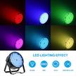 BETOPPER DJ Lights 2 Pack, 54x3W LED Par Lights, DMX Stage Lights Sound Activated, Strobe Wash Lights for Wedding, Church, Party, Club, Concert and Festival Events