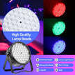 BETOPPER DJ Lights 2 Pack, 54x3W LED Par Lights, DMX Stage Lights Sound Activated, Strobe Wash Lights for Wedding, Church, Party, Club, Concert and Festival Events