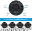 BETOPPER DJ Lights 2 Pack, 54x3W LED Par Lights, DMX Stage Lights Sound Activated, Strobe Wash Lights for Wedding, Church, Party, Club, Concert and Festival Events