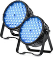 BETOPPER DJ Lights 2 Pack, 54x3W LED Par Lights, DMX Stage Lights Sound Activated, Strobe Wash Lights for Wedding, Church, Party, Club, Concert and Festival Events
