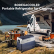 BODEGACOOLER 12 Volt Portable Refrigerator,64 Quart Car Fridge Dual Zone -4℉-68℉,60L Car Freezer APP Control