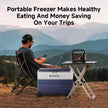 BODEGACOOLER 12 Volt Portable Refrigerator,64 Quart Car Fridge Dual Zone -4℉-68℉,60L Car Freezer APP Control