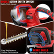 Hedge Trimmer Compatible for Milwaukee 18V Battery，Cordless Electric Hedge Trimmer with 1600RPM Brushless Motor, 22'' Dual-Action Blade with 3/5'' Cutting Capacity