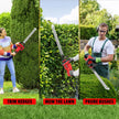 Hedge Trimmer Compatible for Milwaukee 18V Battery，Cordless Electric Hedge Trimmer with 1600RPM Brushless Motor, 22'' Dual-Action Blade with 3/5'' Cutting Capacity