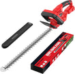 Hedge Trimmer Compatible for Milwaukee 18V Battery，Cordless Electric Hedge Trimmer with 1600RPM Brushless Motor, 22'' Dual-Action Blade with 3/5'' Cutting Capacity