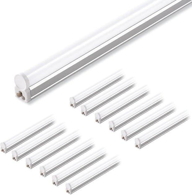 Barrina 12 Pack T5 LED Shop Light 4FT, 5000K Daylight White, 2200lm, 20W