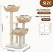 Road Modern Cat Tree with Baskets, 44