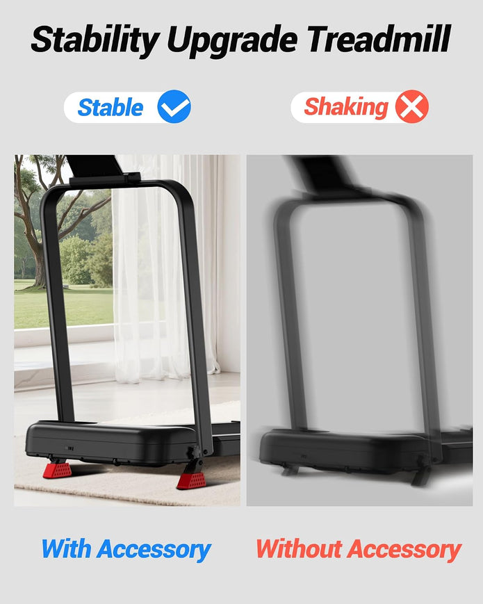 Walking Pad with 15% Incline 2.5HP Foldable Treadmill for Home and Office Under Desk 300LBS Weight Capacity Treadmill with LED Display & Remote Control