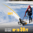 Cordless Snow Blower Compatible with DeWalt 20V Battery(Tool Only), 20'' Brushless Electric Snow Thrower with Rotating Chute