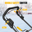 Cordless Snow Blower Compatible with DeWalt 20V Battery(Tool Only), 20'' Brushless Electric Snow Thrower with Rotating Chute