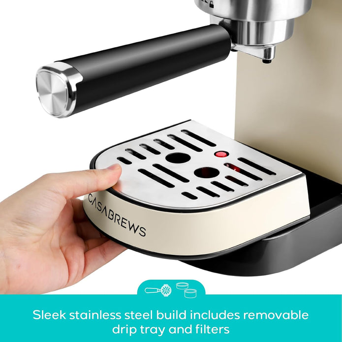 NEW IN OPEN BOX CASABREWS CM5418 Espresso Maker, Compact Espresso Machine with Milk Frother