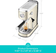 NEW IN OPEN BOX CASABREWS CM5418 Espresso Maker, Compact Espresso Machine with Milk Frother