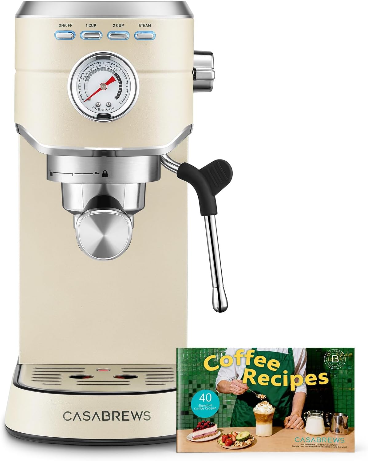 NEW IN OPEN BOX CASABREWS CM5418 Espresso Maker, Compact Espresso Machine with Milk Frother