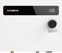 DEMO CAMPLUX Tankless Water Heater Electric 14kW 240 Volt, On Demand Instant Hot Water Heater with Self-Modulating Save Energy, Save Sapce, ETL Certificated, White