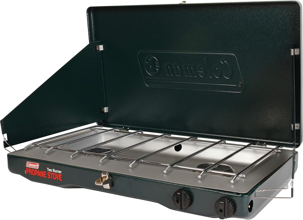 Coleman Gas Camping Stove | Classic Propane Stove, 2 Burner, 4.1 x 21.9 x 13.7 Inches