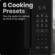 Chefman Countertop Microwave Oven 0.9 Cu. Ft., 900 Watts with 10 Power Levels, 6 Cooking Presets with One-Touch Express Cook, Eco Mode, Child Safety Lock, & Mute Button - Black