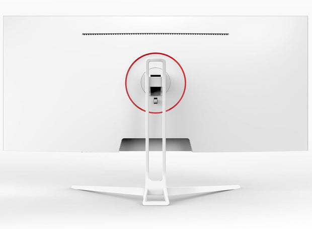 CRUA 34" WQHD 165Hz IPS Ultrawide Gaming Monitor, FreeSync, HDMI/DP, White