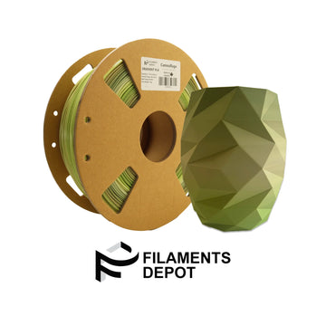 Filaments Depot Gradient PLA - 1.75mm 1kg- Camouflage (Army Green-Light Green)