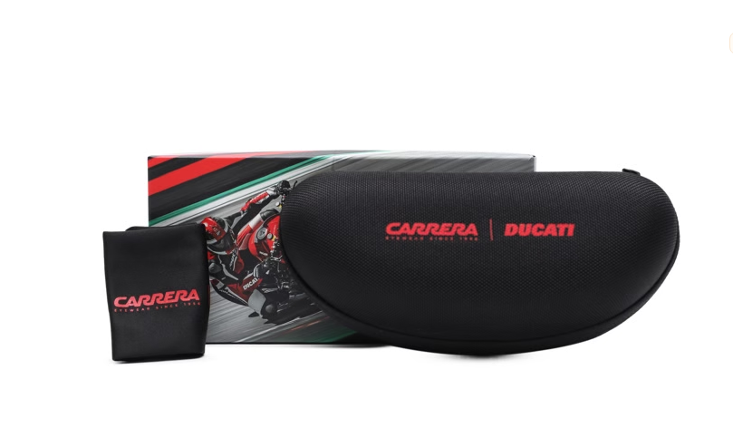 NEW CARRERA DUCATI CARDUC 003/S 08A BLACK  AUTHENTIC SUNGLASSES 57-117